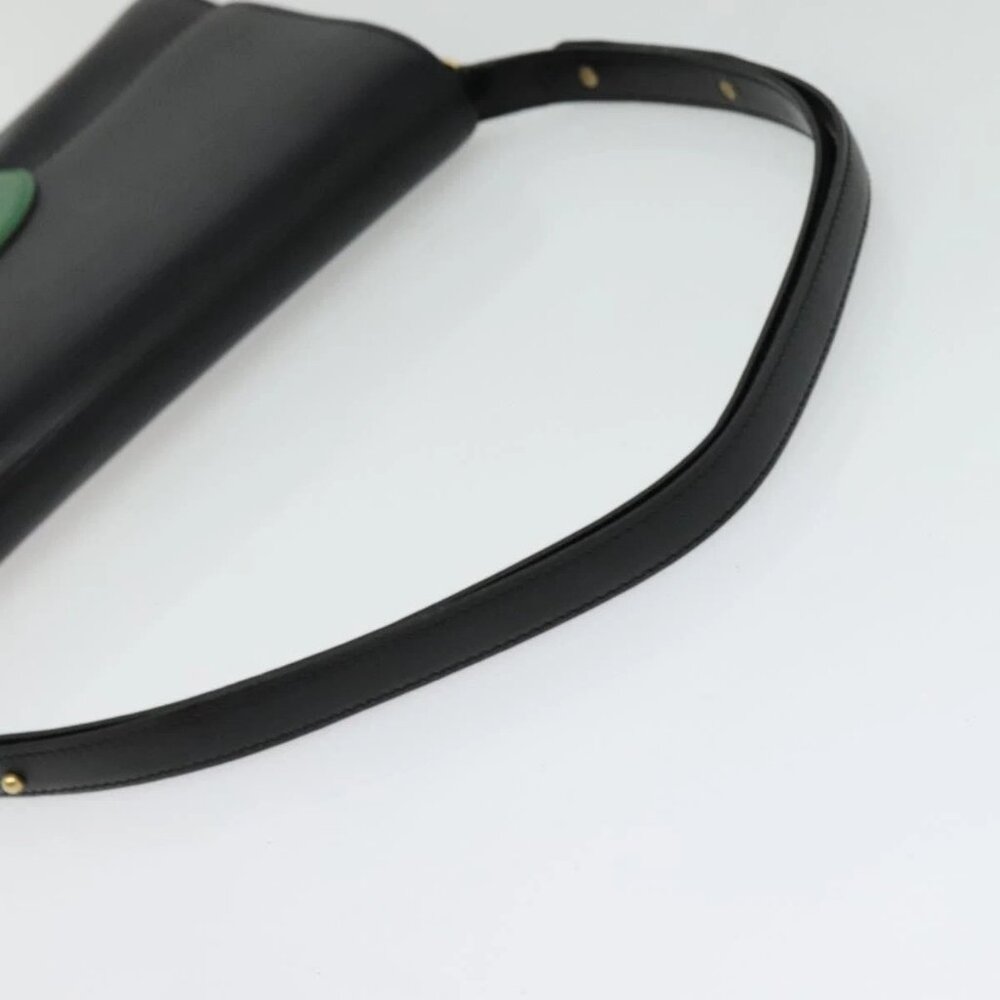 LOUIS VUITTON Epi Free Run Shoulder Bag Green Black M52414 LV Auth - Picture 8 of 16